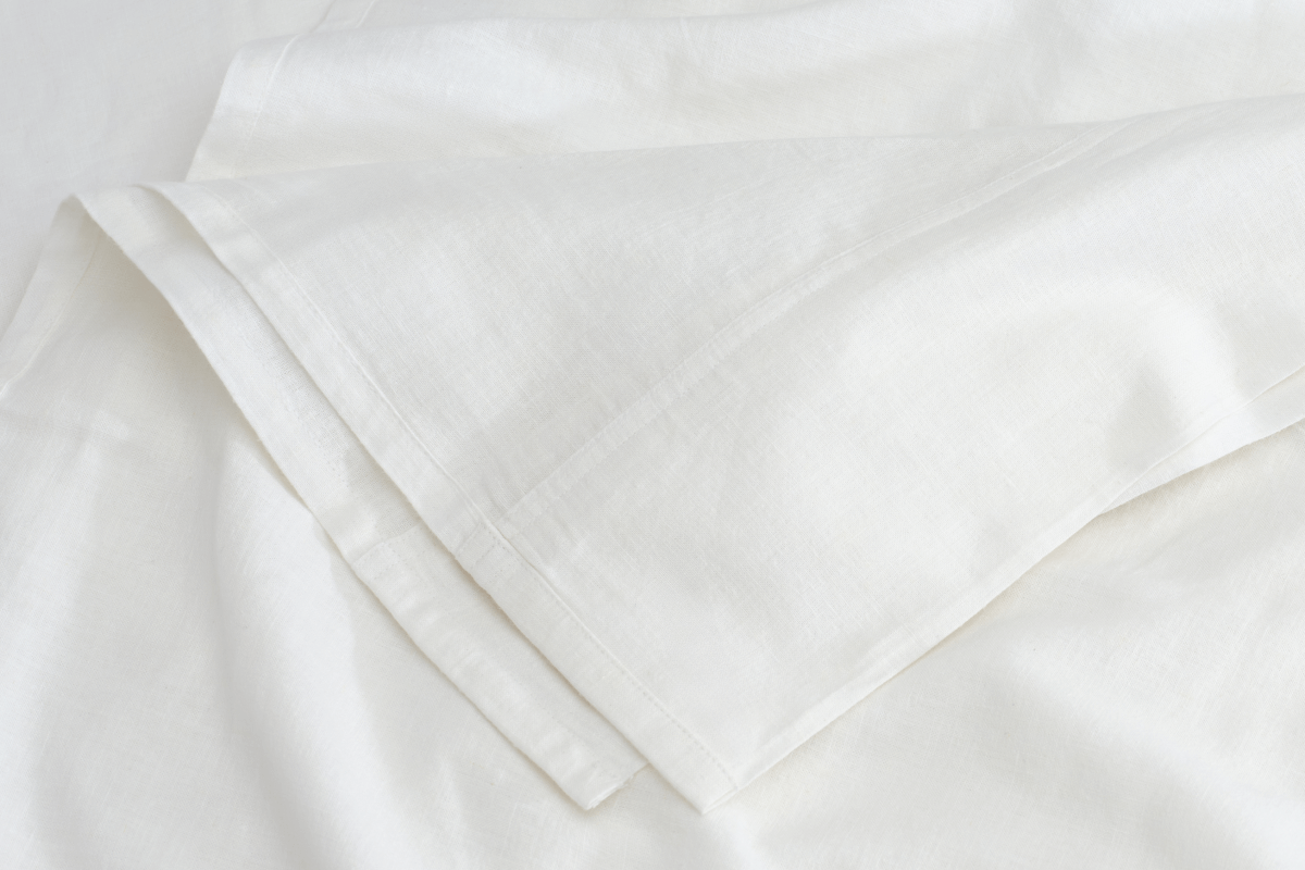 Linen Cotton Flat Sheet - Image 3